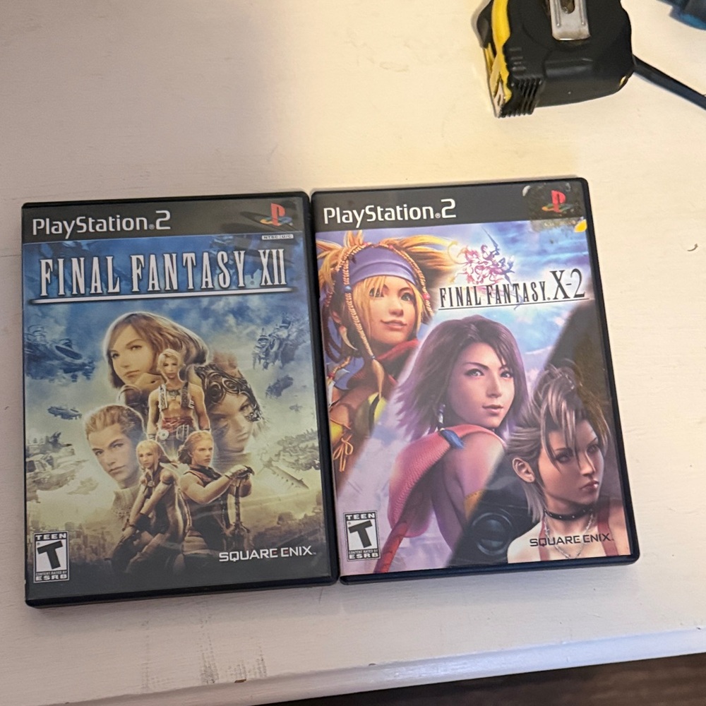 Final Fantasy XII & X-2 for PlayStation 2 - Black with manuals and memory card